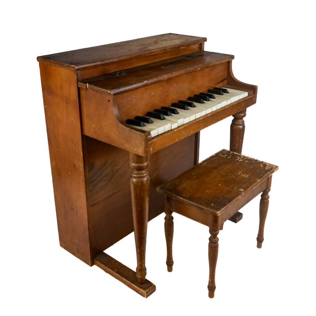 Schoenhut Miniature Child's Piano and Bench (1 of 9)