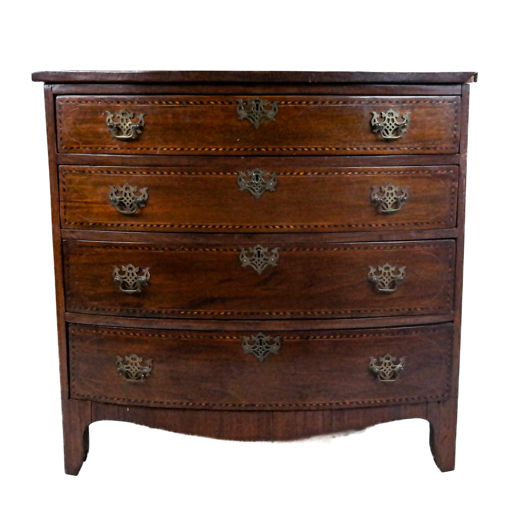 English Regency Mahogany Chest of Drawers (1 of 11)