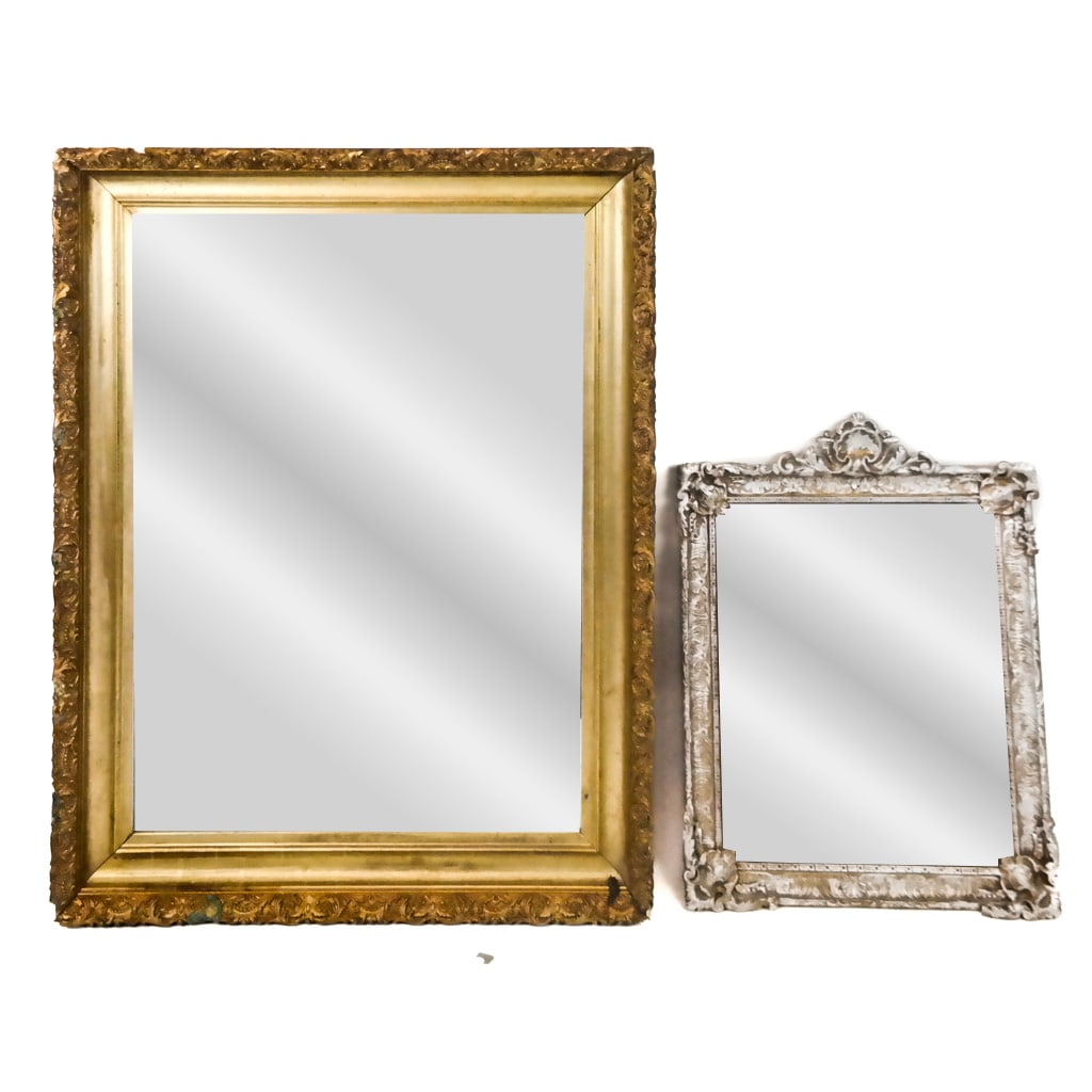 Two Carved Giltwood Mirrors (1 of 10)