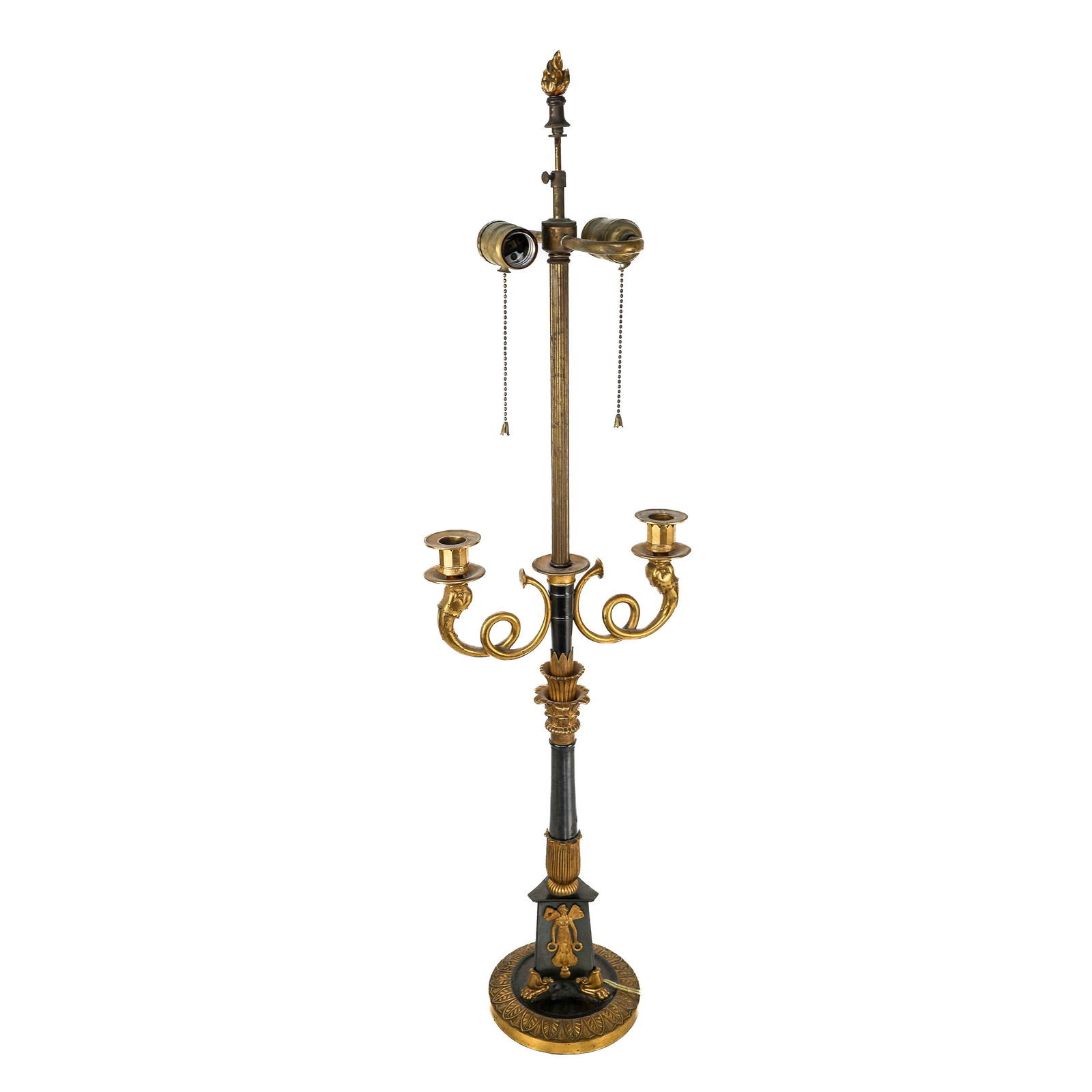 Empire-Style Bronze Bouilotte Lamp (1 of 10)