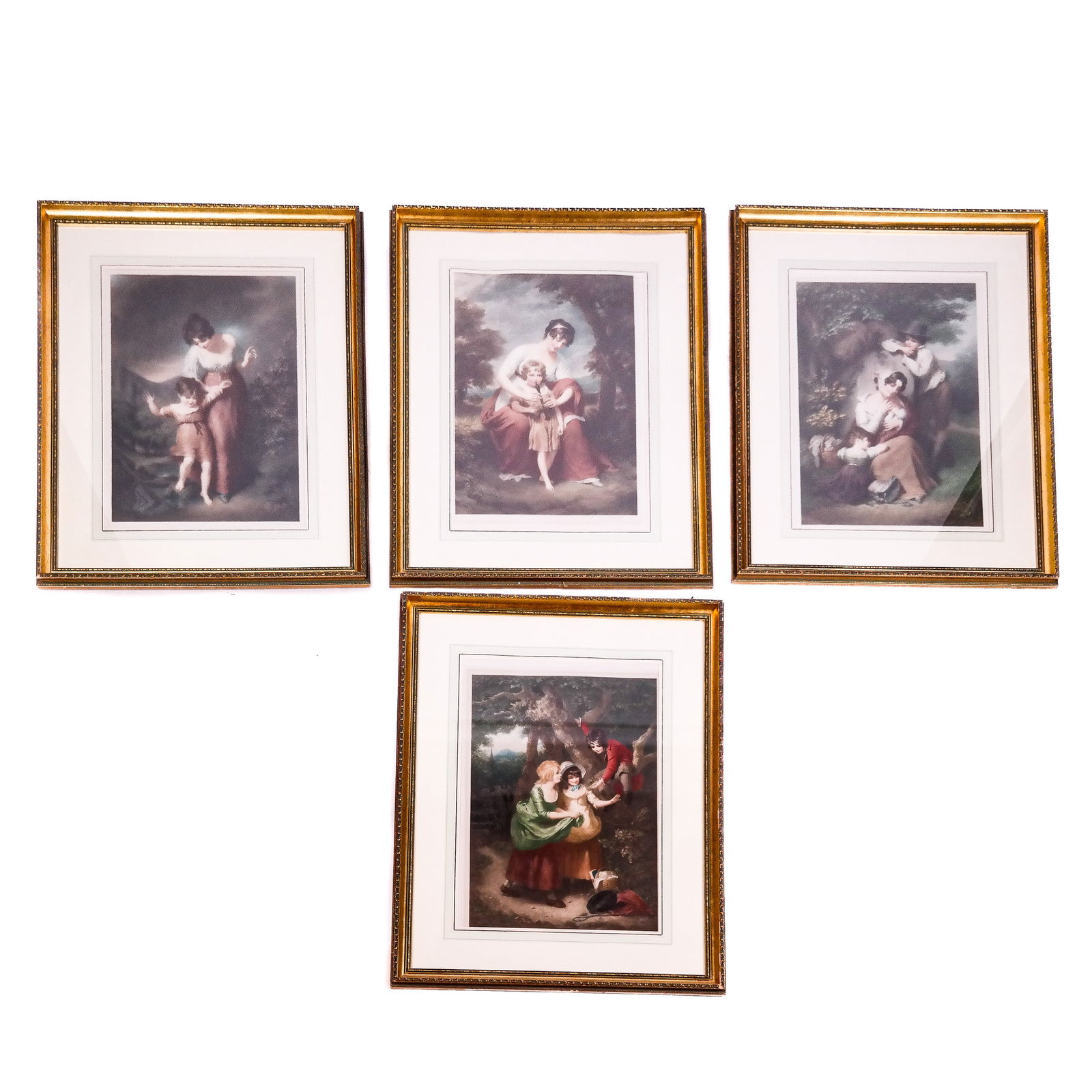 L. BUSIERE, Four French Colored Prints (1 of 18)