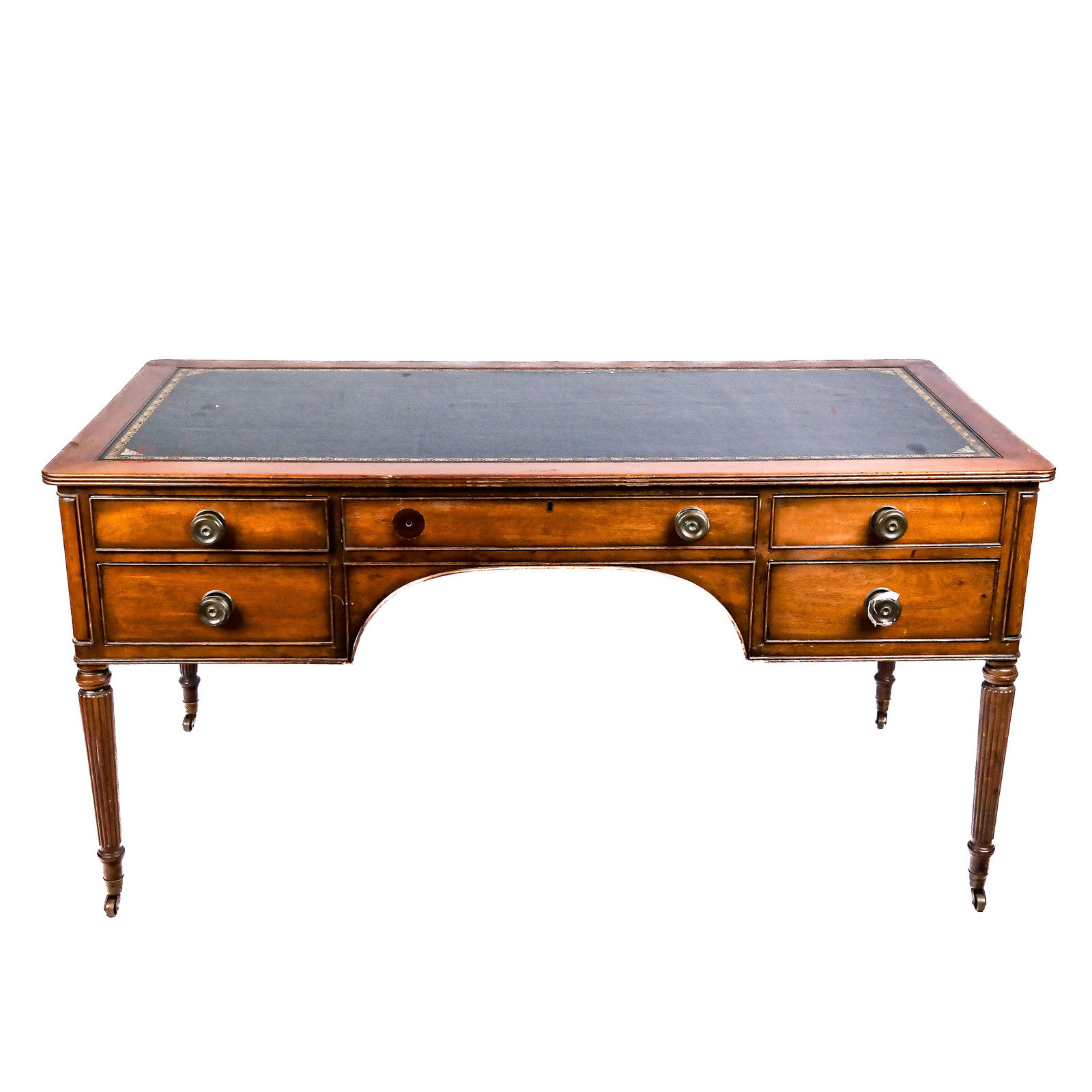 Mahogany Writing Desk - Bureau Plat (1 of 13)