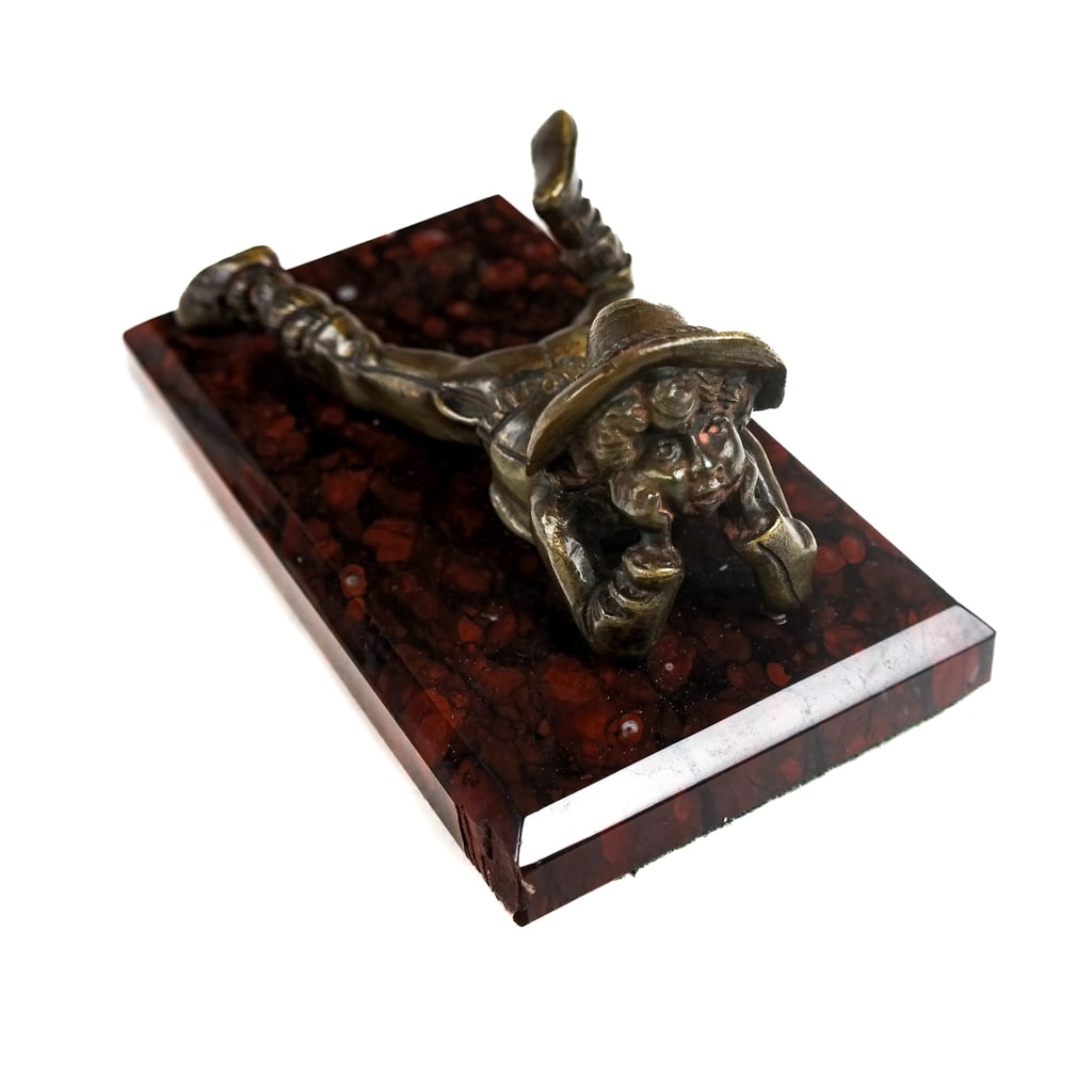 Small Bronze Sculpture of a Boy (1 of 9)