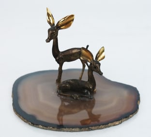 Cartier Silver Deer Sculpture