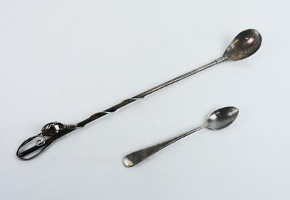 Two Sterling Silver Spoons
