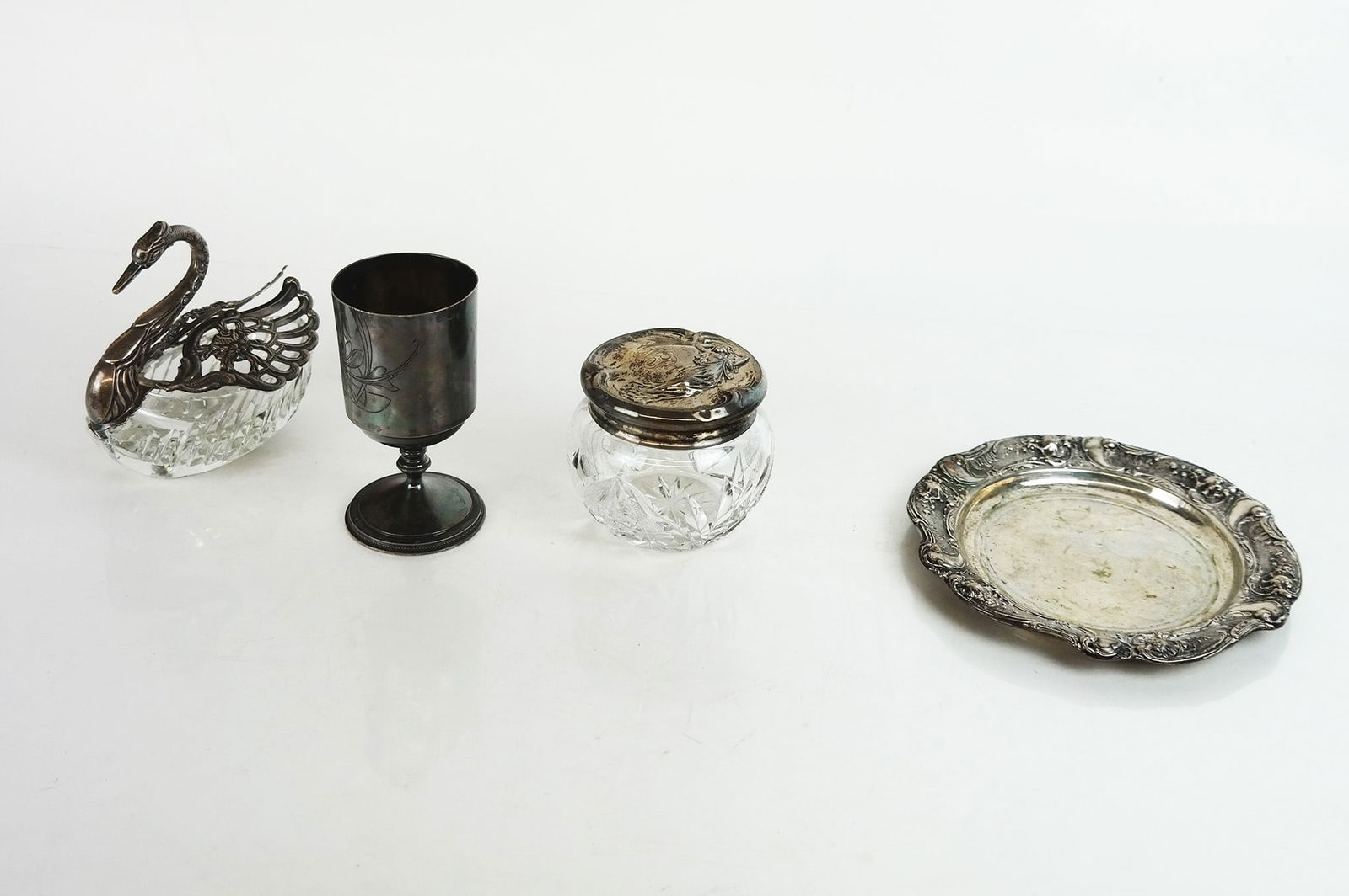 Four Silver and Silver-Mounted Articles (1 of 7)