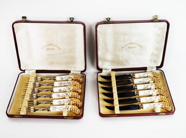 12-Pc. Royal Crown Derby Fish Set