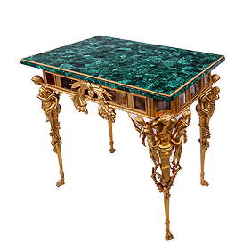 Russian Neoclassical-Style Bronze Center Table (1 of 15)