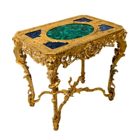 Russian Neoclassical-Style Bronze Center Table