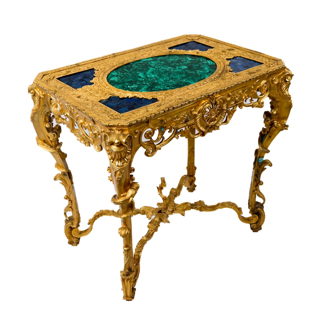Russian Neoclassical-Style Bronze Center Table (1 of 13)
