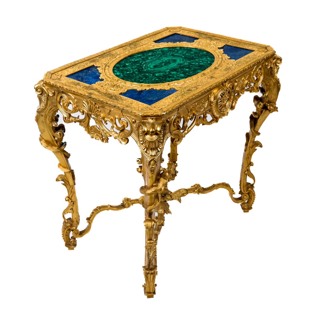 Russian Neoclassical-Style Bronze Center Table (1 of 11)