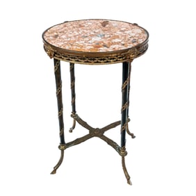 19th C. French Marble Top Gueridon