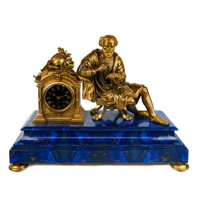 Large Neoclassical-Style Mantel Clock