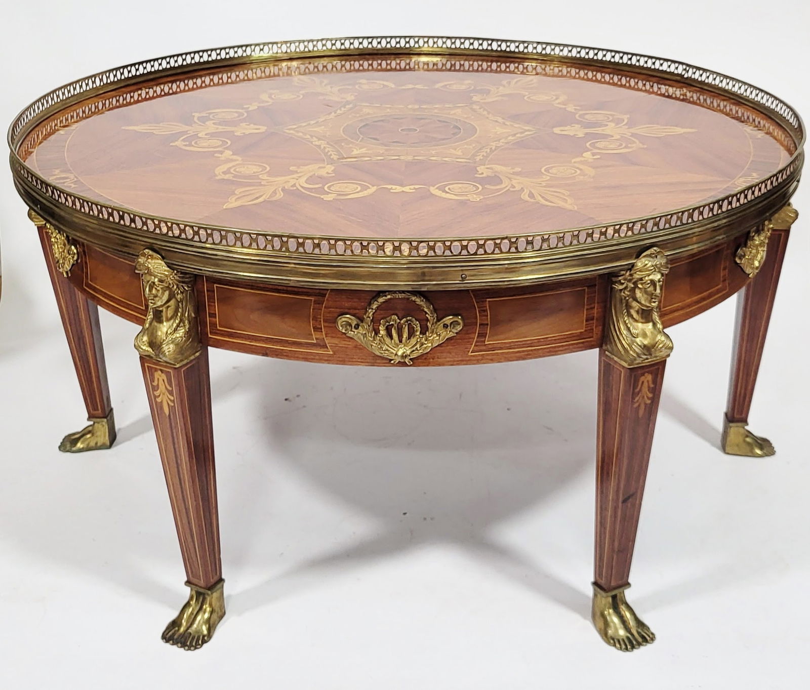 Vintage Italian Empire-Style Coffee Table (1 of 14)