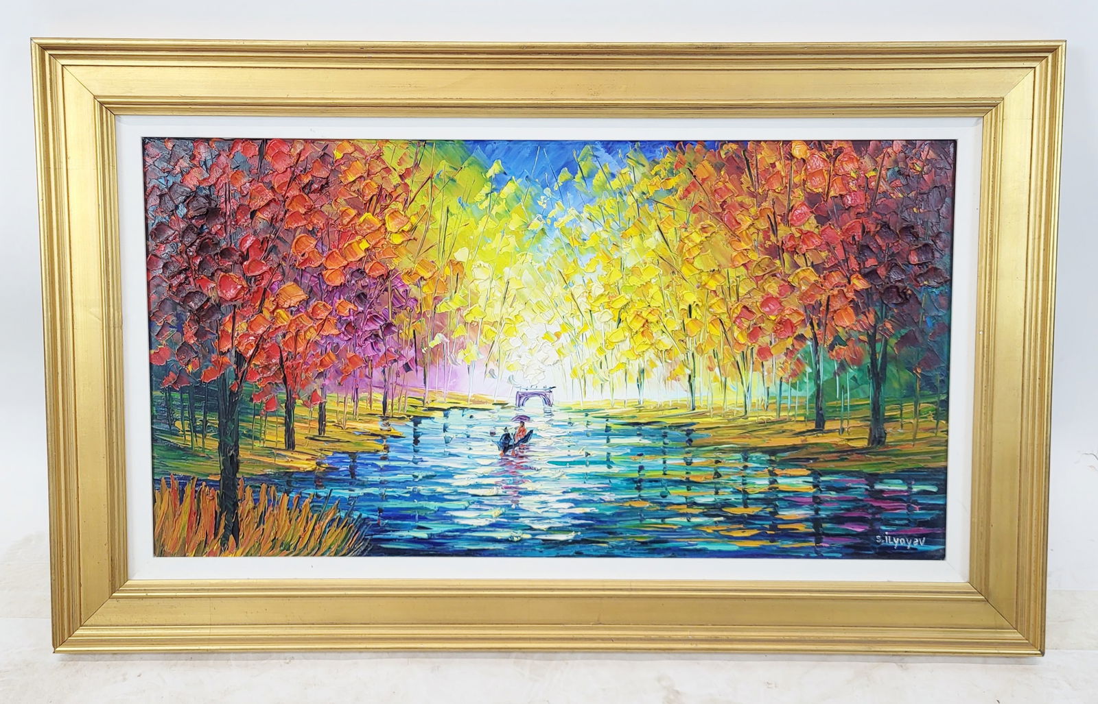Slava ILYAYEV: Boat in Canal - Oil Painting (1 of 15)
