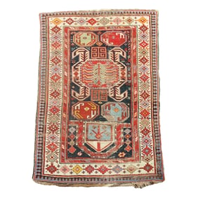 Antique Caucasian Rug