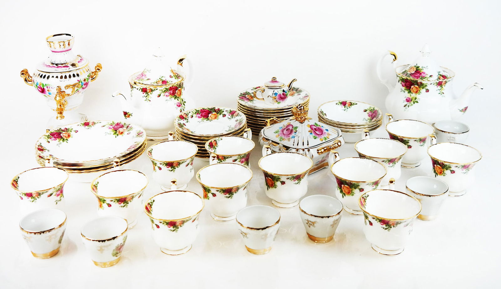 Assembled Group of Porcelain, Incl. Royal Albert (1 of 14)