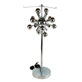 Sputnik Design Chrome Table Lamp