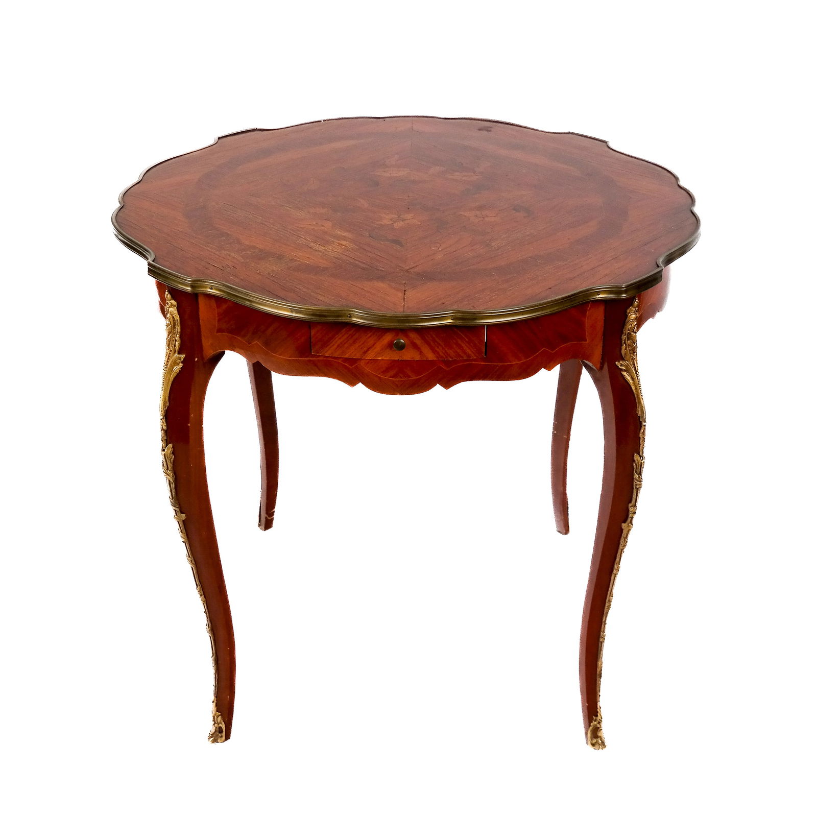 Louis XVI-Style Bronze-Mounted Salon/Center Table (1 of 9)