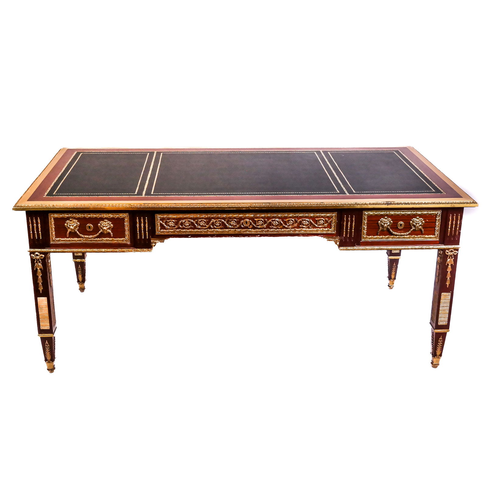 Neoclassical-Style Bronze-Mounted Bureau plat (1 of 11)