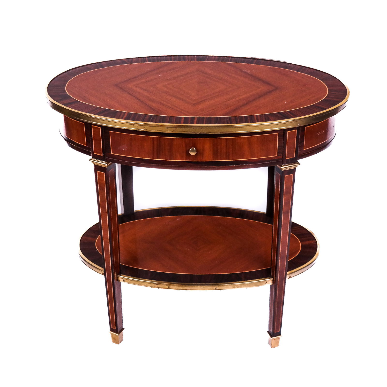 Louis XVI-Style Inlaid Occasional Table (1 of 7)