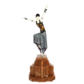 Art Deco-Style Model of a Dancer