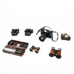 Assembled Group of Camera and Binoculars (7)
