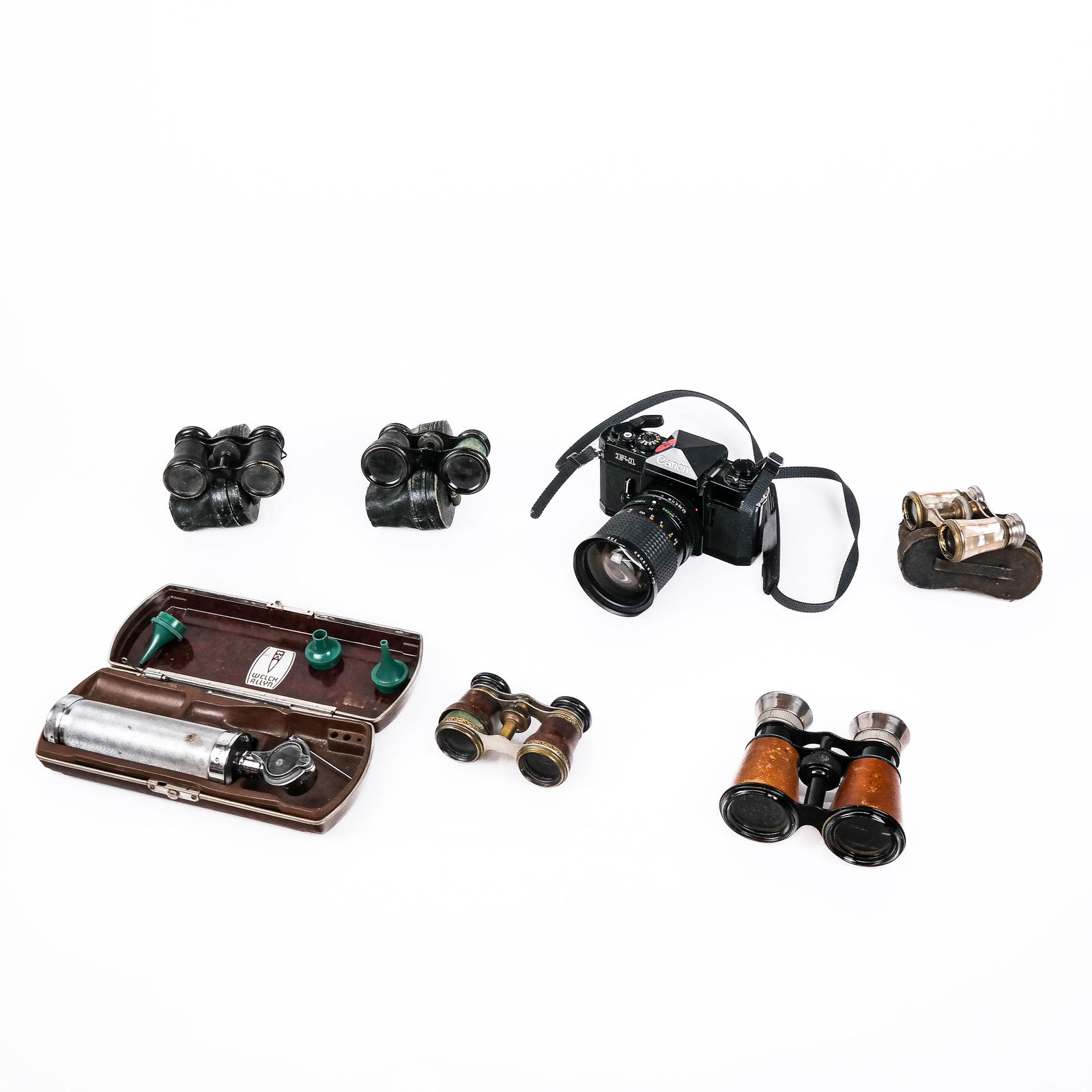 Assembled Group of Camera and Binoculars (7) (1 of 14)