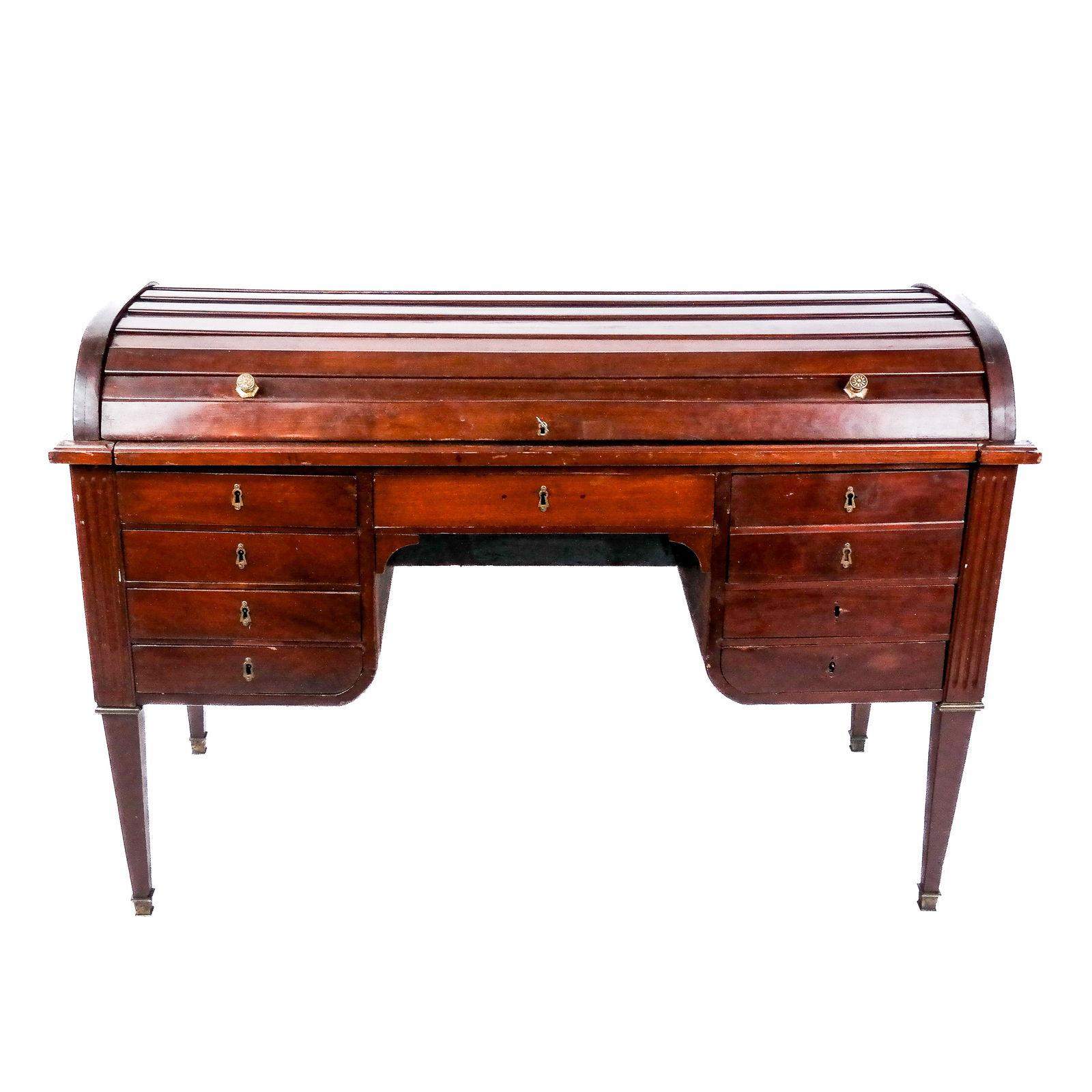 Early 19th C. Cylinder Roll Desk (1 of 7)