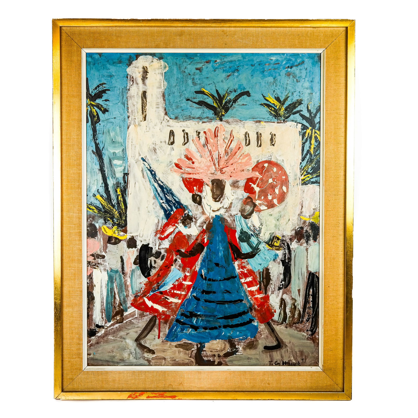 T.G. HAUPT: Surrealist Figures - Painting (1 of 12)