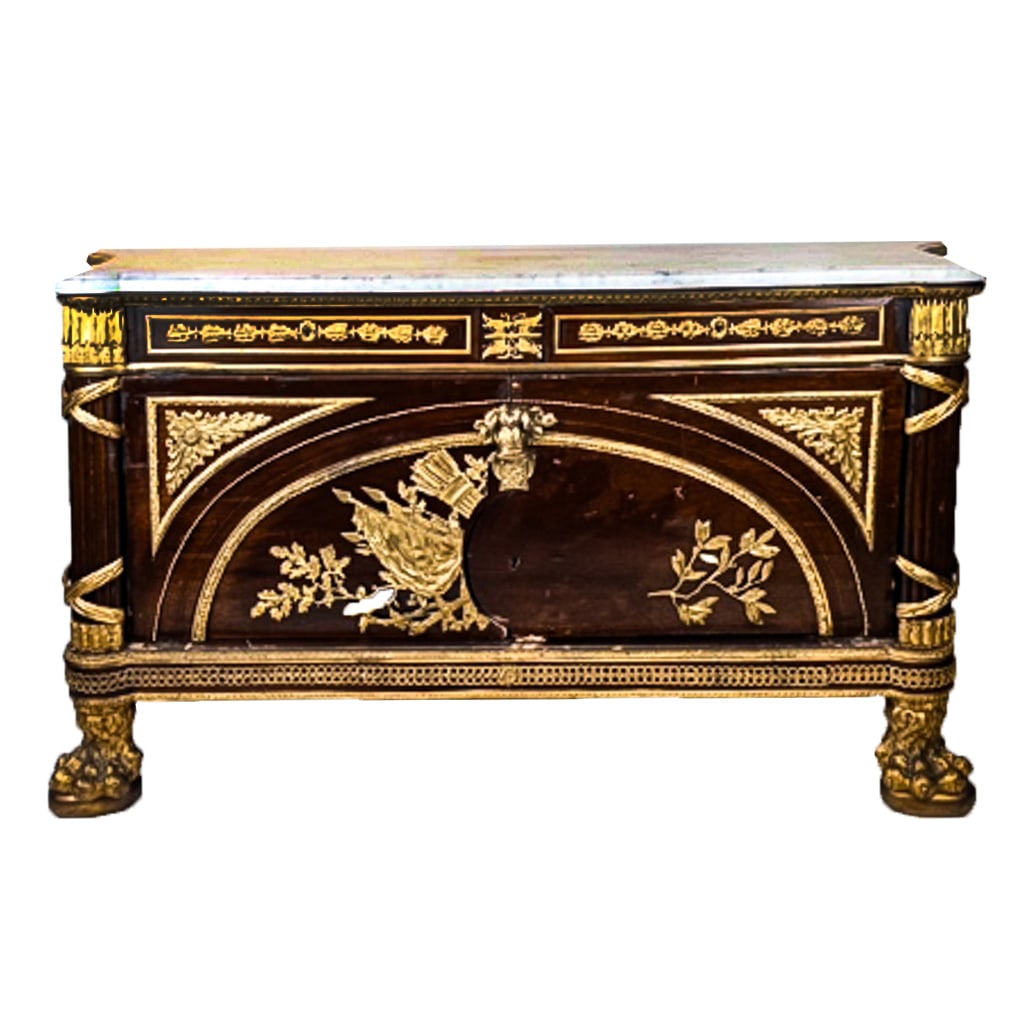 Louis XVI Style Gilt Mounted Commode à Vantaux (1 of 19)