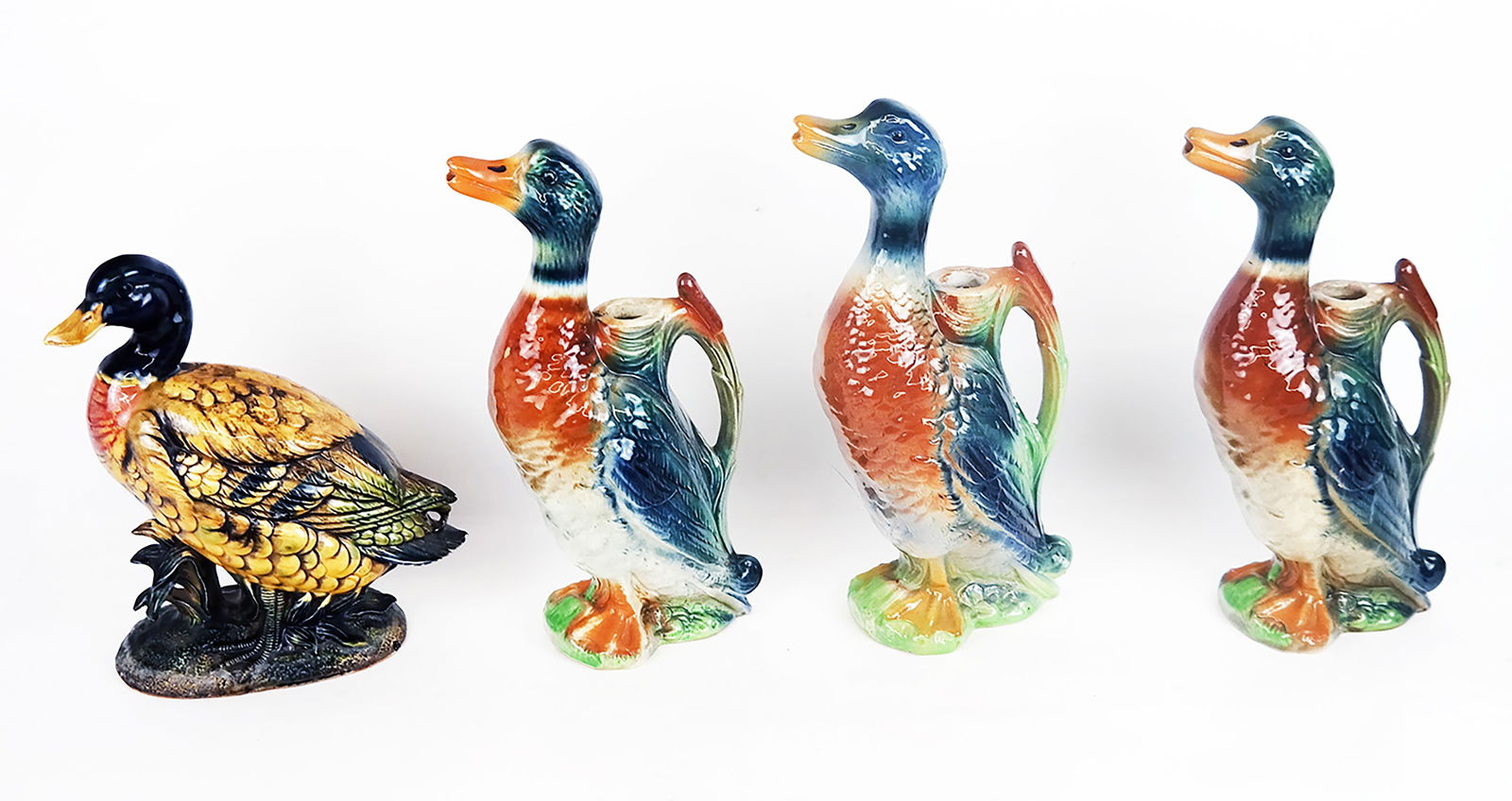 St. Clement Majolica and Other Duck Figures (1 of 9)