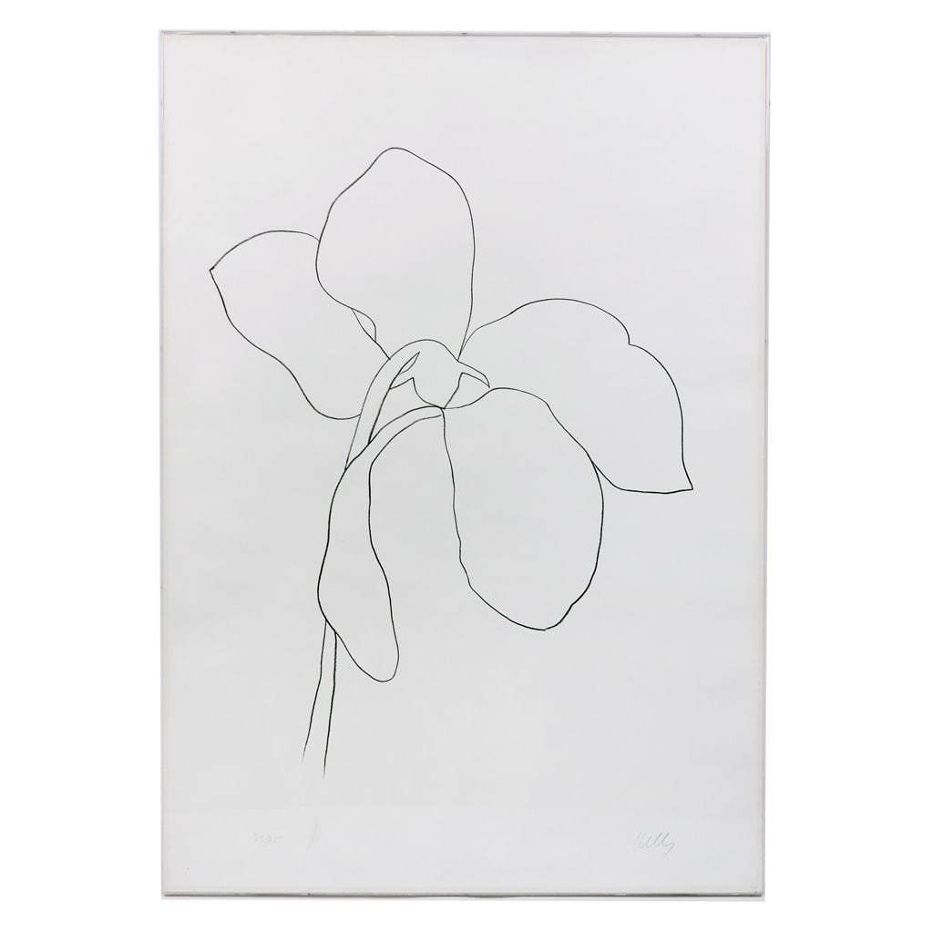 Ellsworth KELLY: "Cyclamen III" - Lithograph (1 of 7)