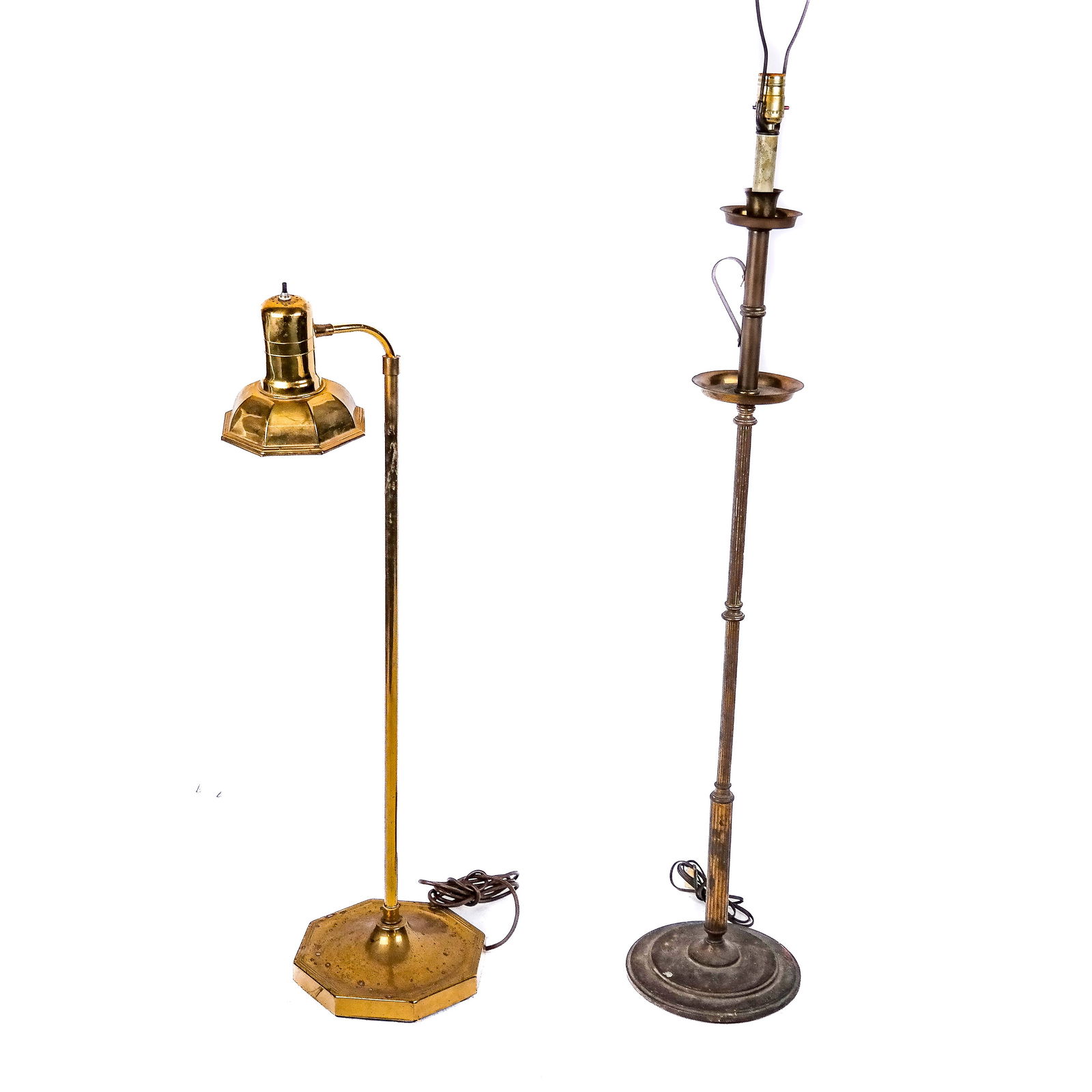 Two Metal Floor Lamps (1 of 9)