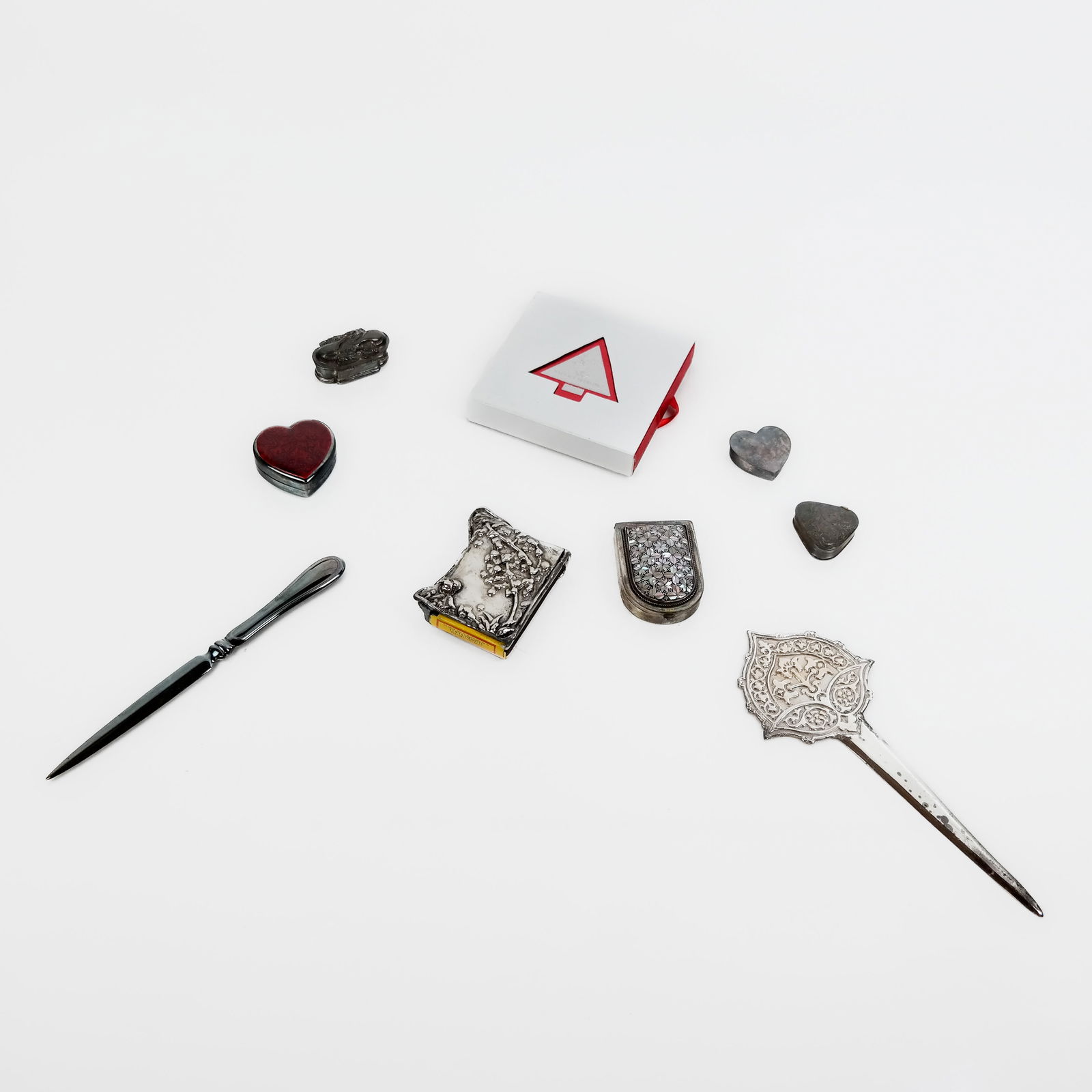 Assorted Sterling Silver & Silver Plate Articles (1 of 9)