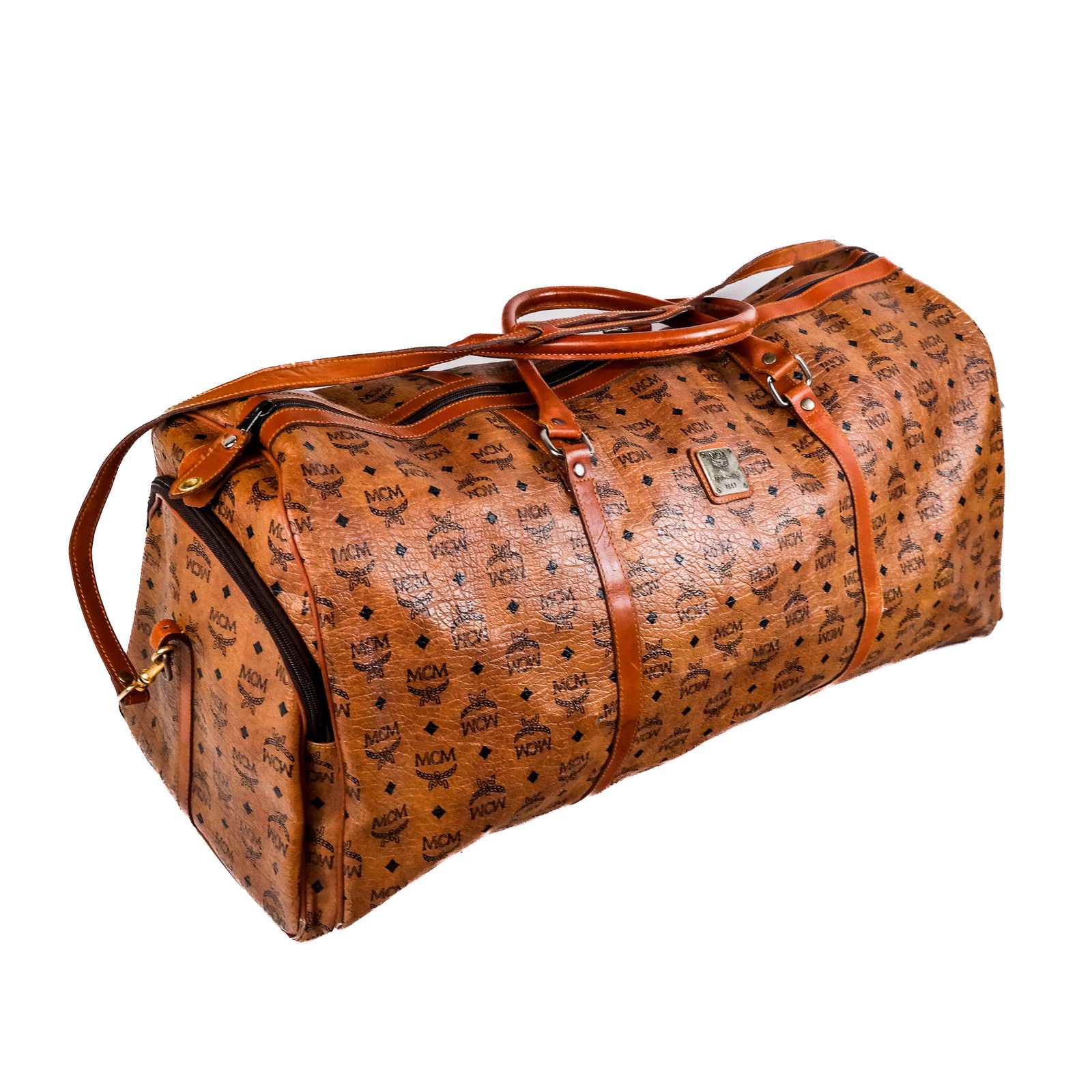 Vintage MCM German Leather Duffel Bag (1 of 8)