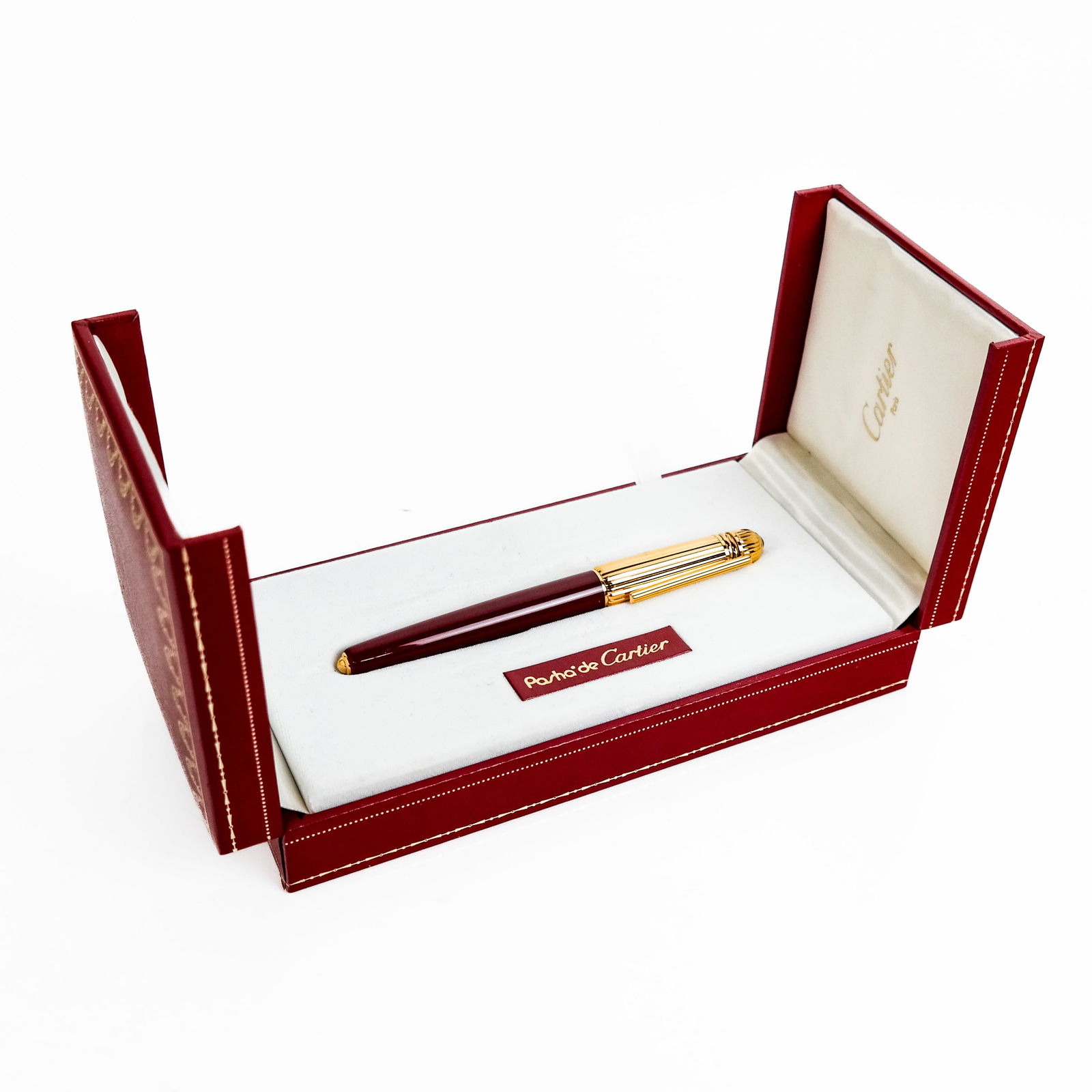 Pasha de Cartier Gold Plated Ballpoint Pen (1 of 7)