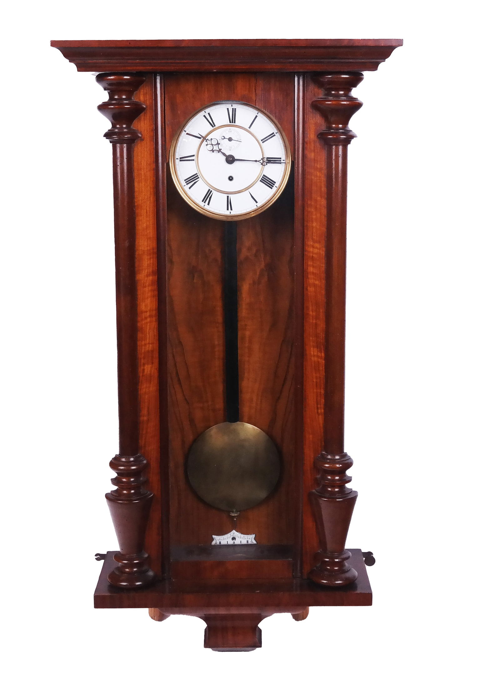 Continental Walnut Regulator Clock (1 of 15)