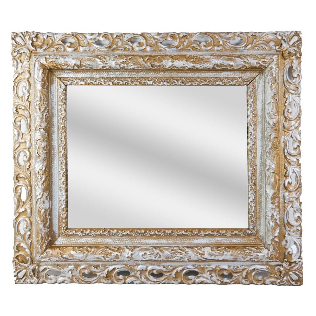 Silver Gilt Gesso Framed Mirror (1 of 5)