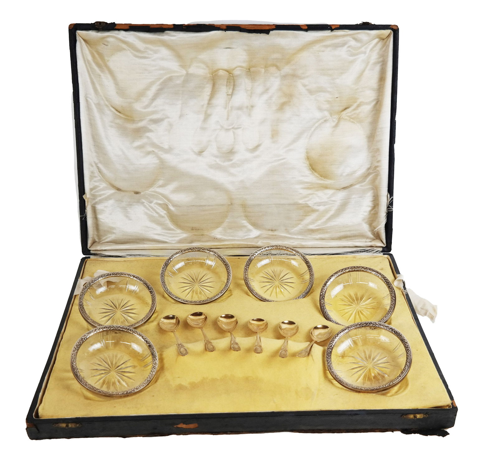 Continental Silver-Mounted Dessert Set (1 of 9)