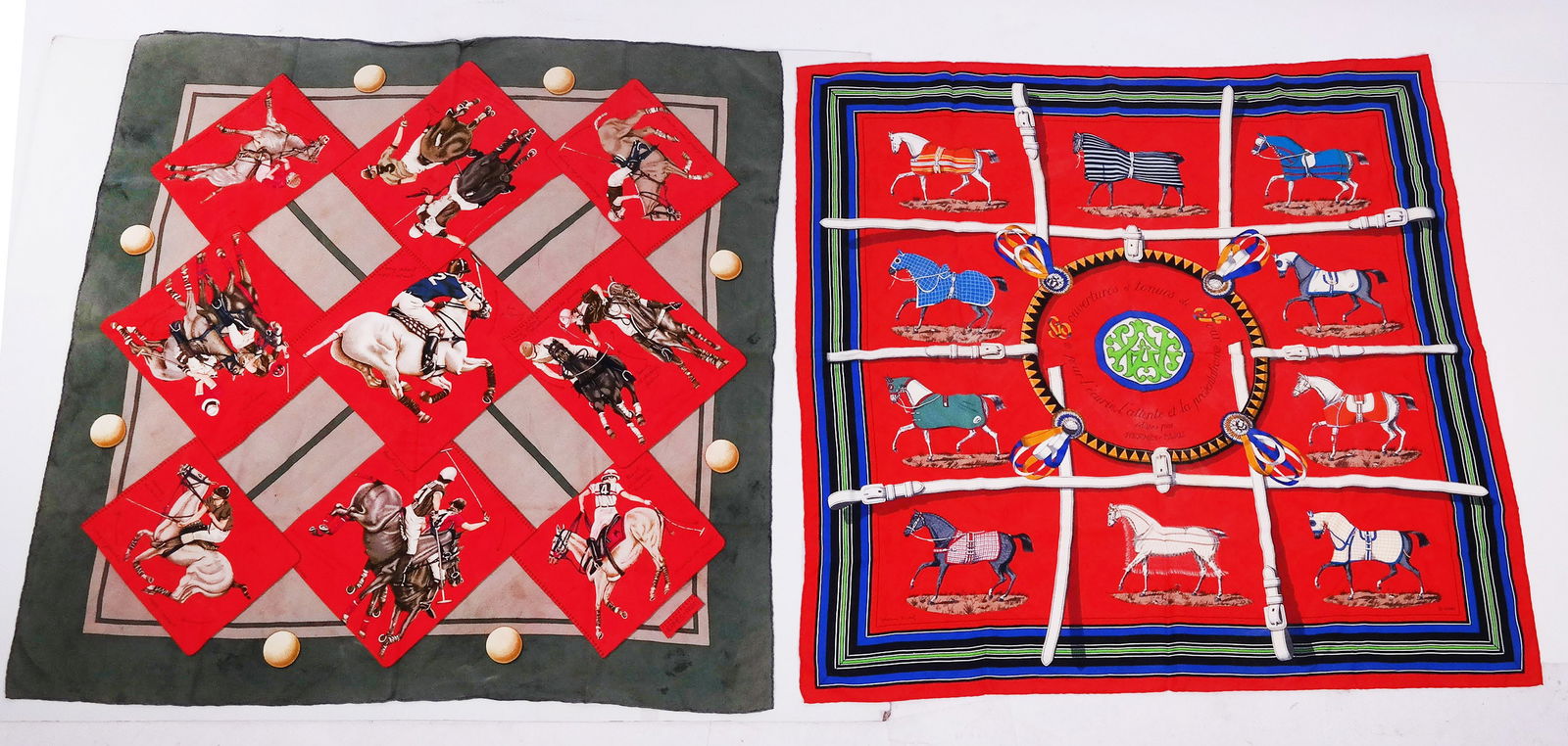 Two Hermes Silk Scarves (1 of 13)