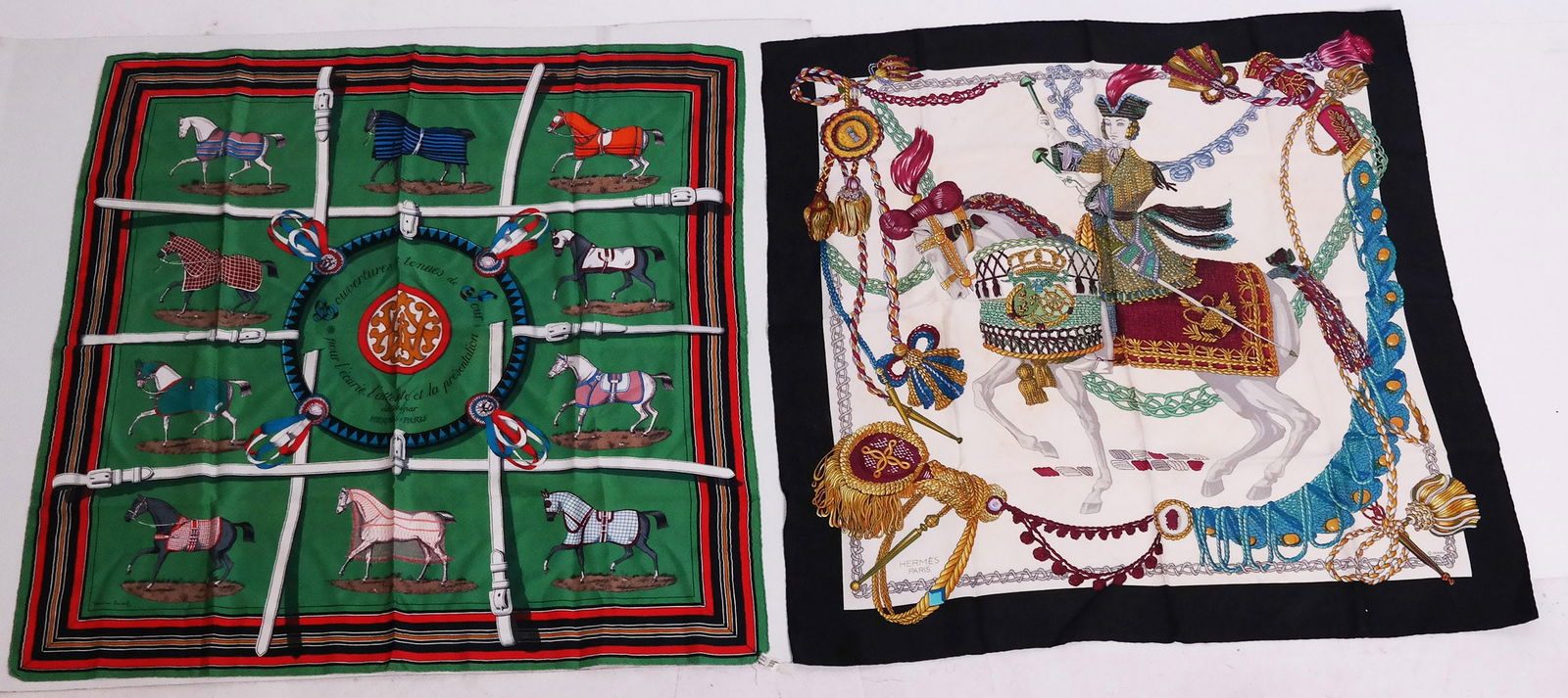 Two Hermes Silk Scarves (1 of 10)