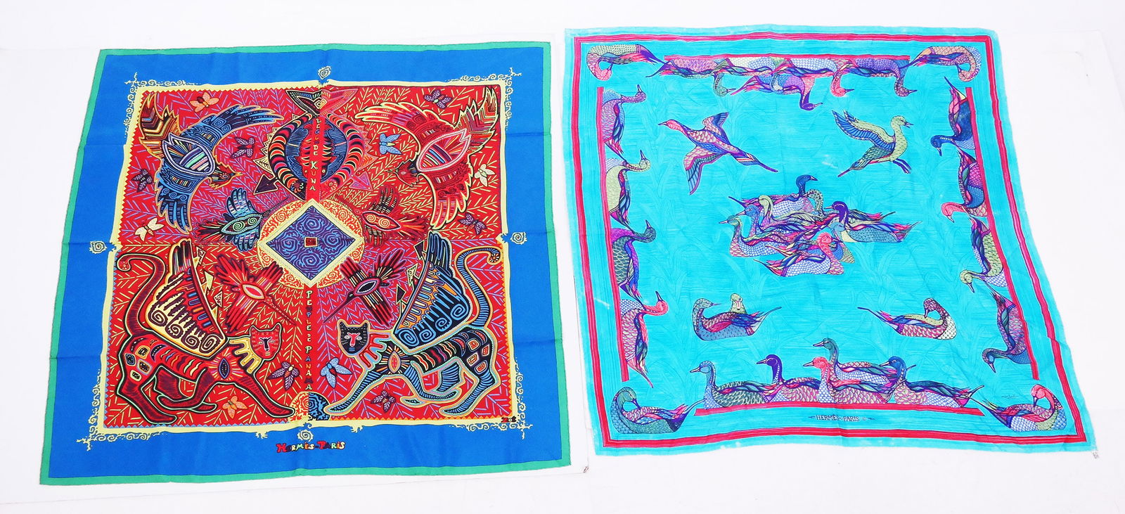 Two Hermes Silk Scarves (1 of 12)