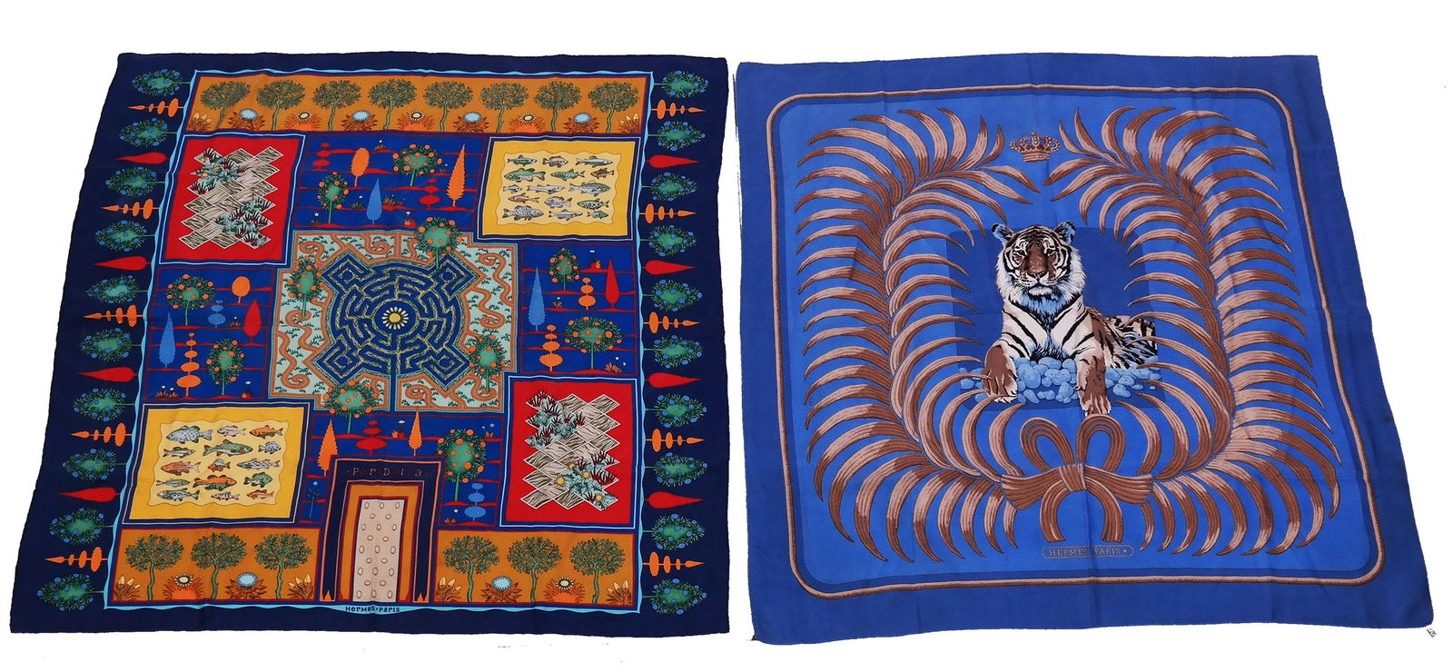 Two Hermes Silk Scarves (1 of 11)