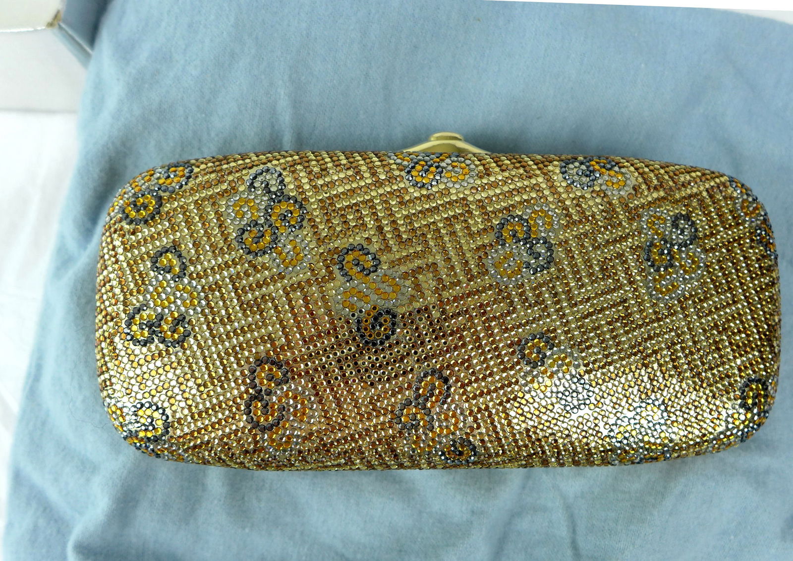 Vintage Judith Leiber Couture Austrian Crystal Clutch Bag Purse (1 of 10)