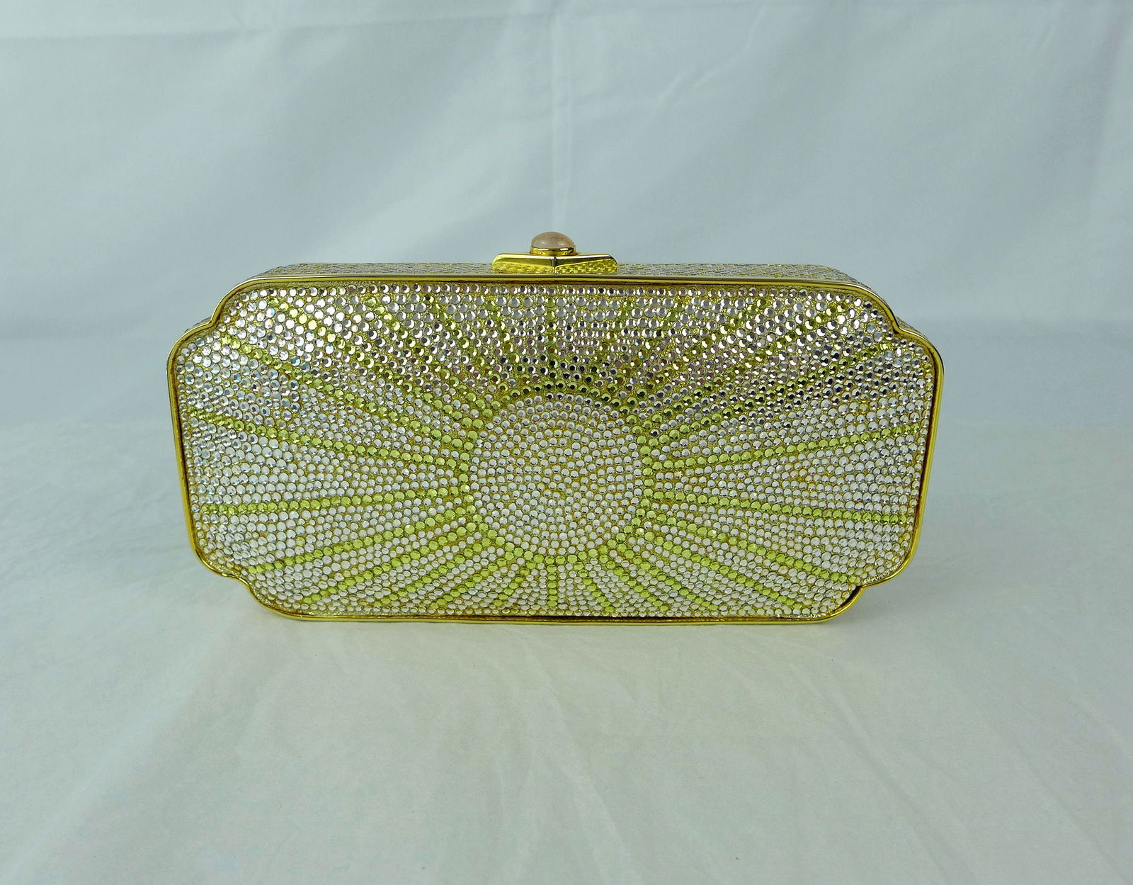 Vintage Judith Leiber Couture Austrian Crystal Sun burst Clutch Bag Purse (1 of 9)