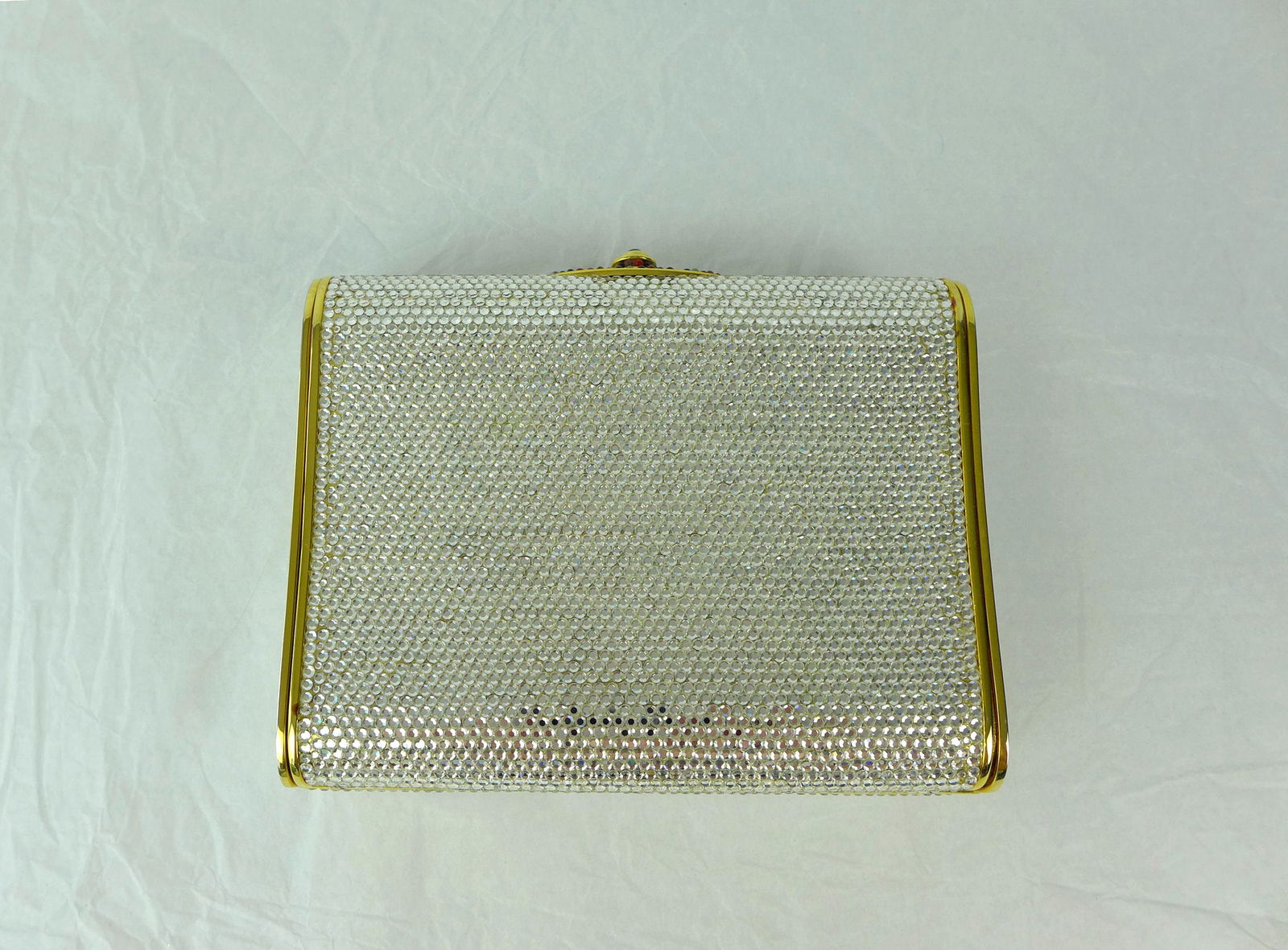 Vintage Judith Leiber Couture Austrian Crystal Clutch Bag Purse (1 of 9)
