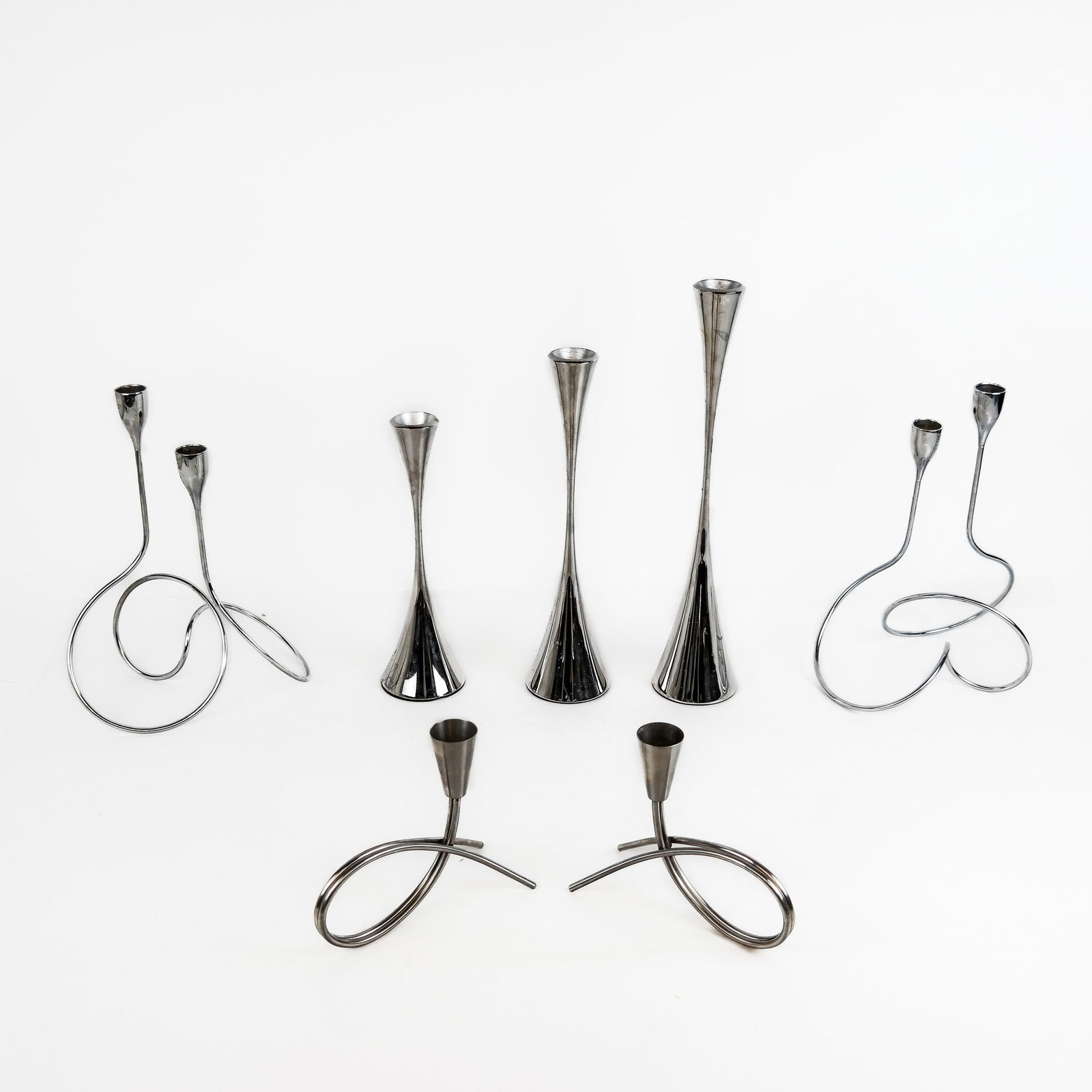 Seven Contemporary Candlesticks (1 of 11)