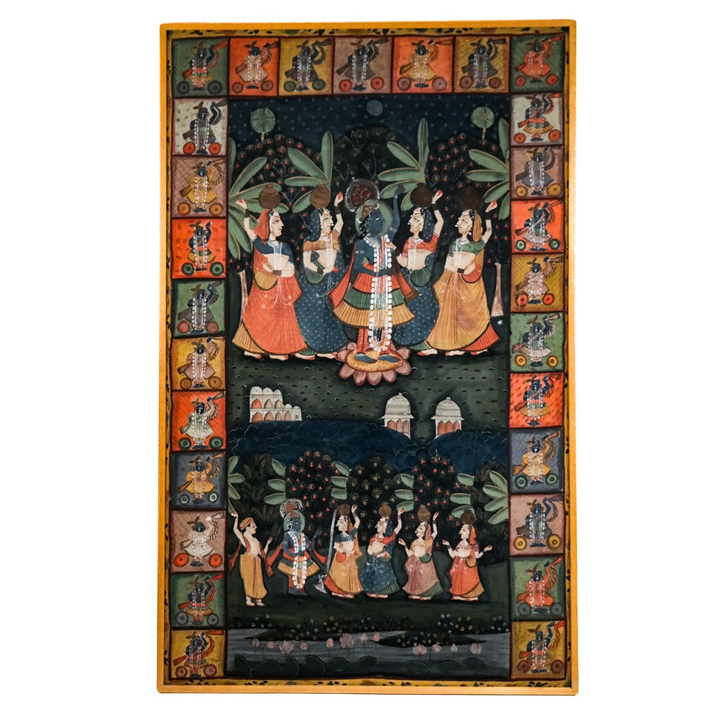 Indo-Persian Religious Painting on Silk (1 of 6)