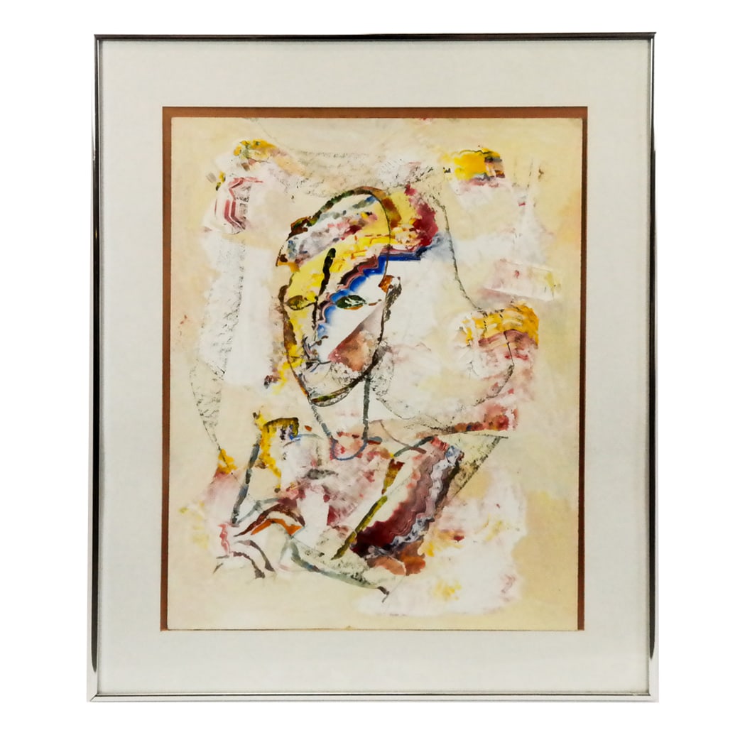 Charles K. LASSITER: Bust Study - Mixed Media (1 of 11)